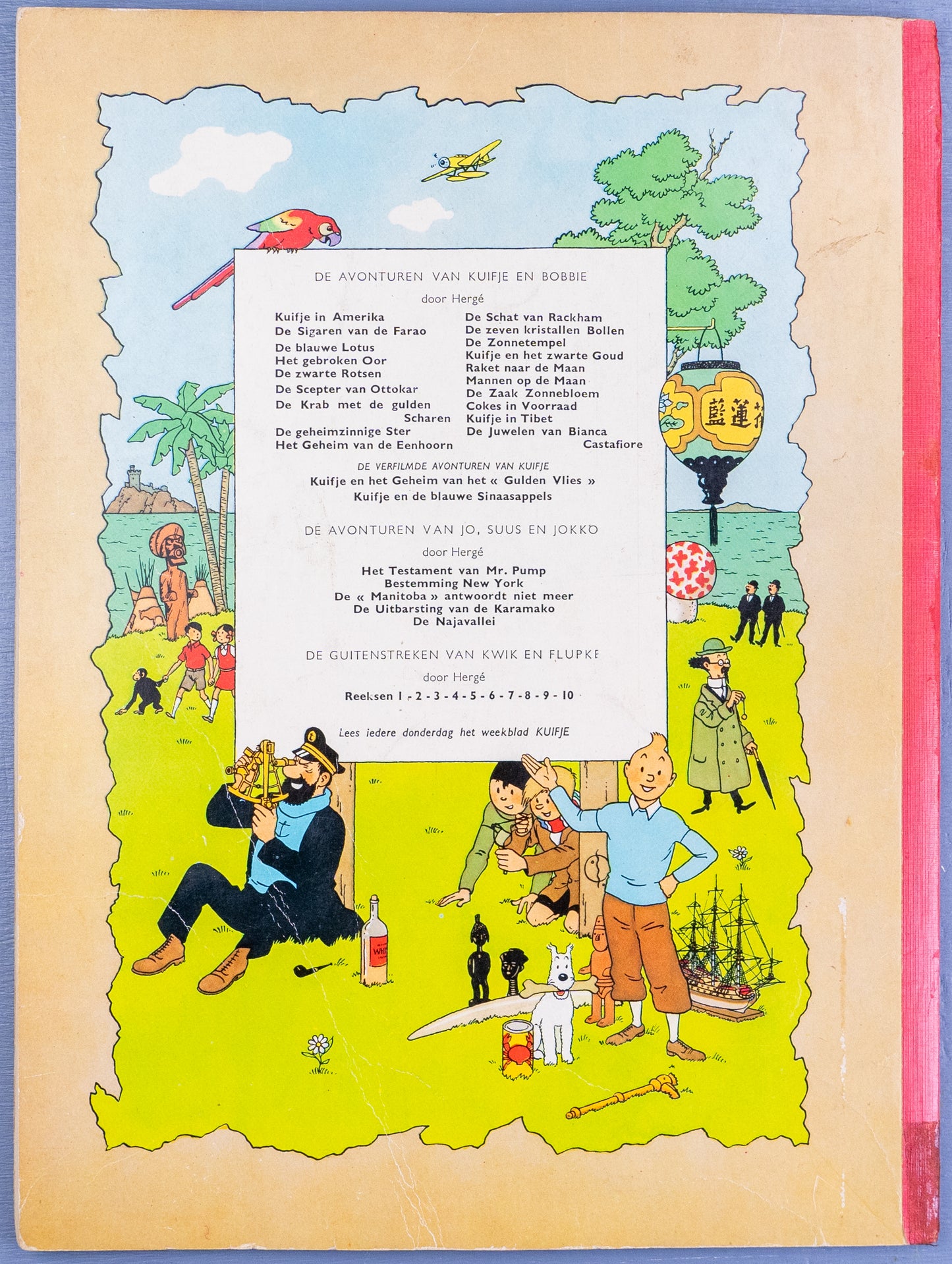 Kuifje In Amerika 1963 Early Dutch Paperback Edition Casterman Tintin by Herge