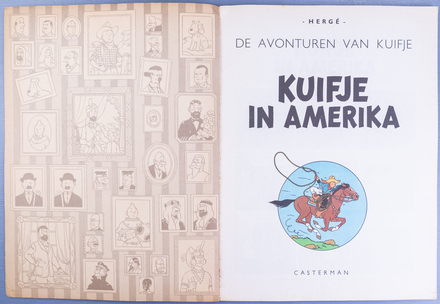 Kuifje In Amerika 1963 Early Dutch Paperback Edition Casterman Tintin by Herge