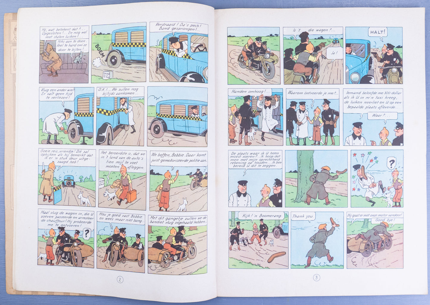 Kuifje In Amerika 1963 Early Dutch Paperback Edition Casterman Tintin by Herge