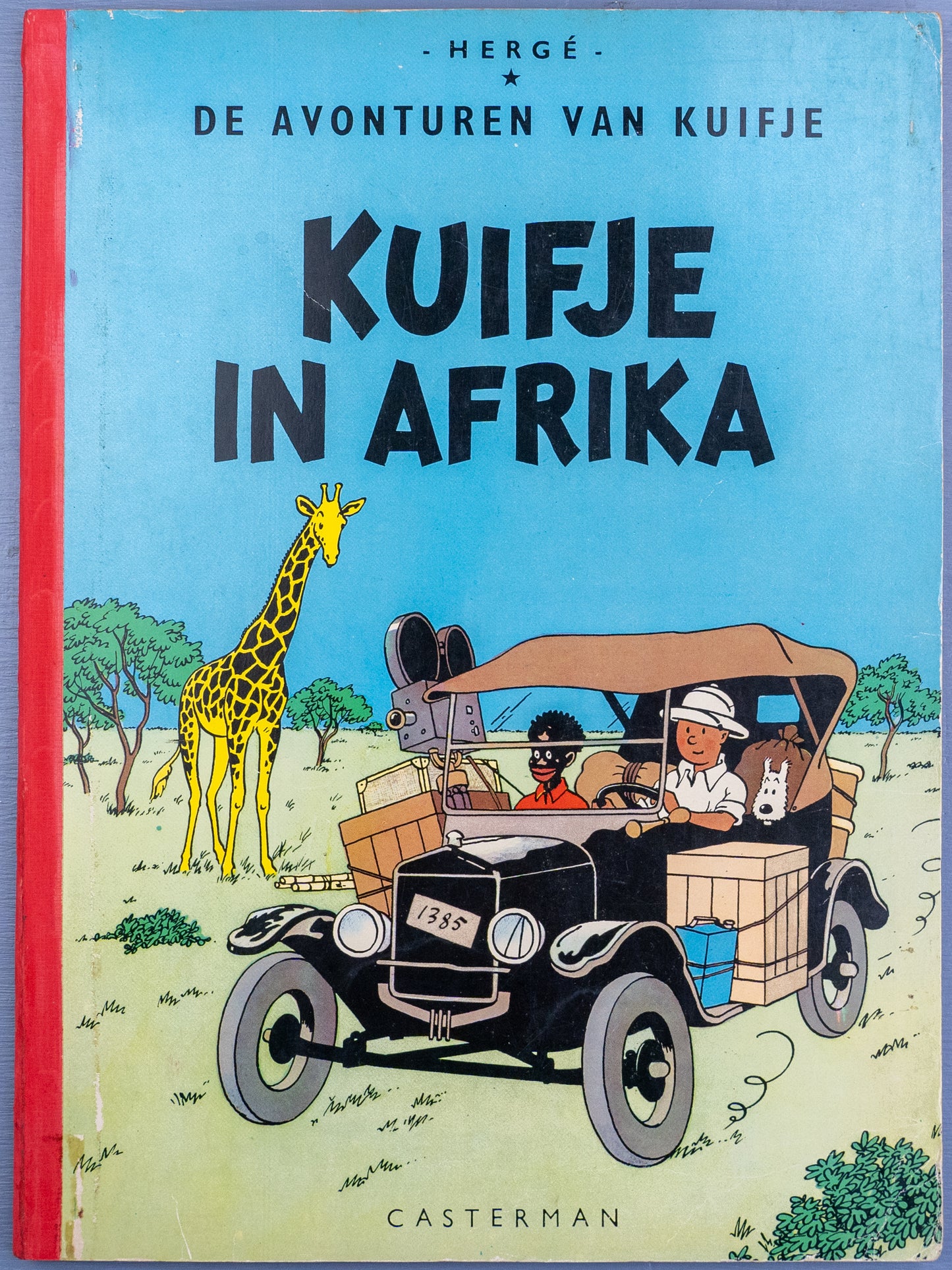 Kuifje In Afrika 1963 Early Dutch Paperback Edition Casterman Tintin by Herge