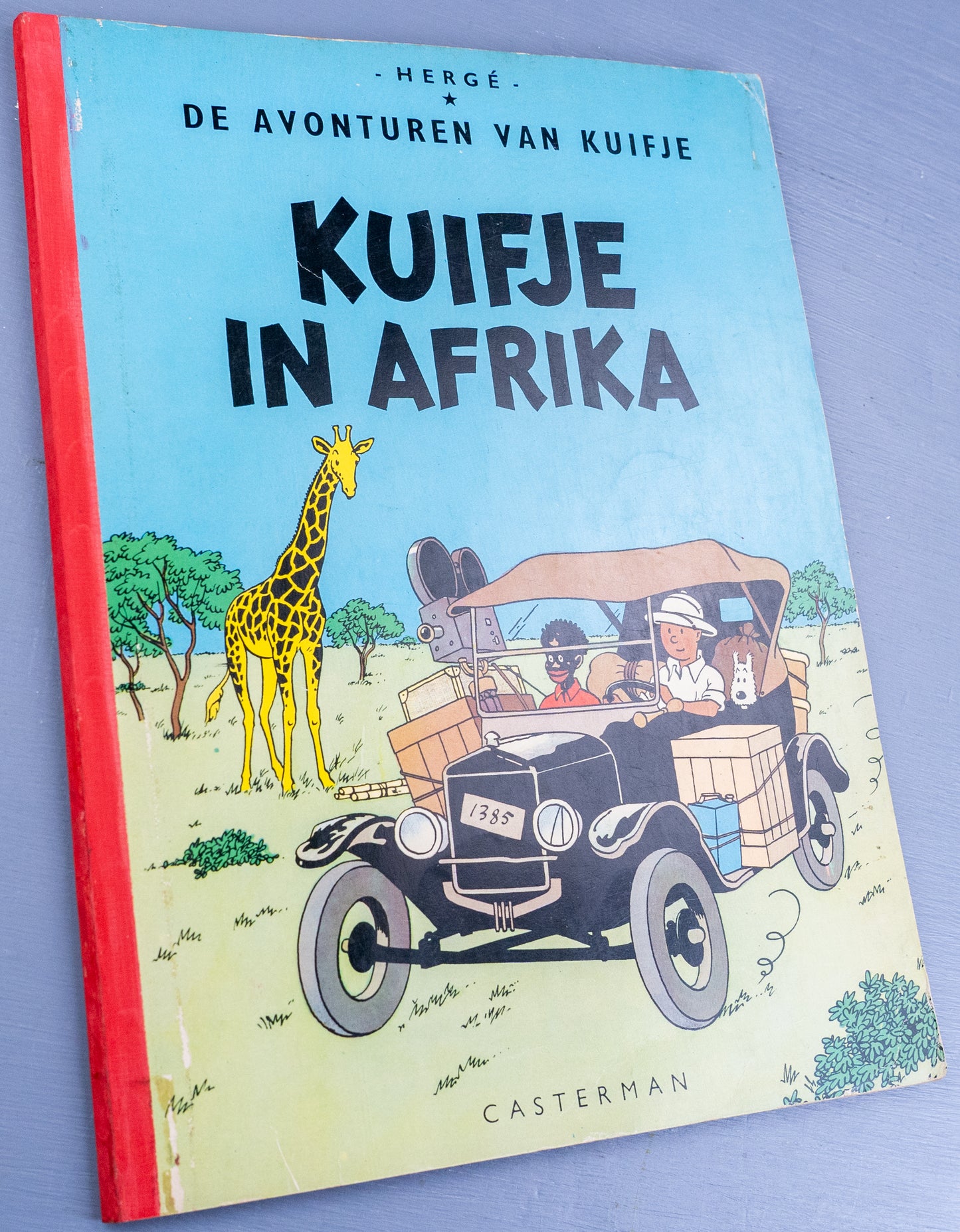 Kuifje In Afrika 1963 Early Dutch Paperback Edition Casterman Tintin by Herge