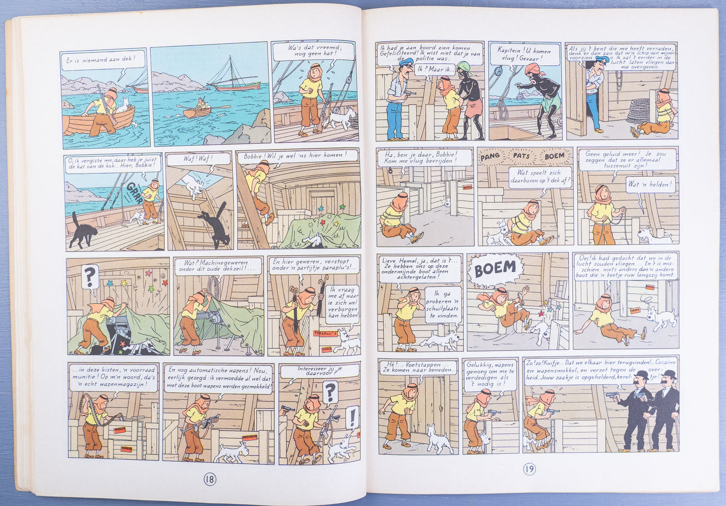 Kuifje: Sigaren Van De Farao 1968 Early Dutch Paperback Edition Casterman Tintin by Herge