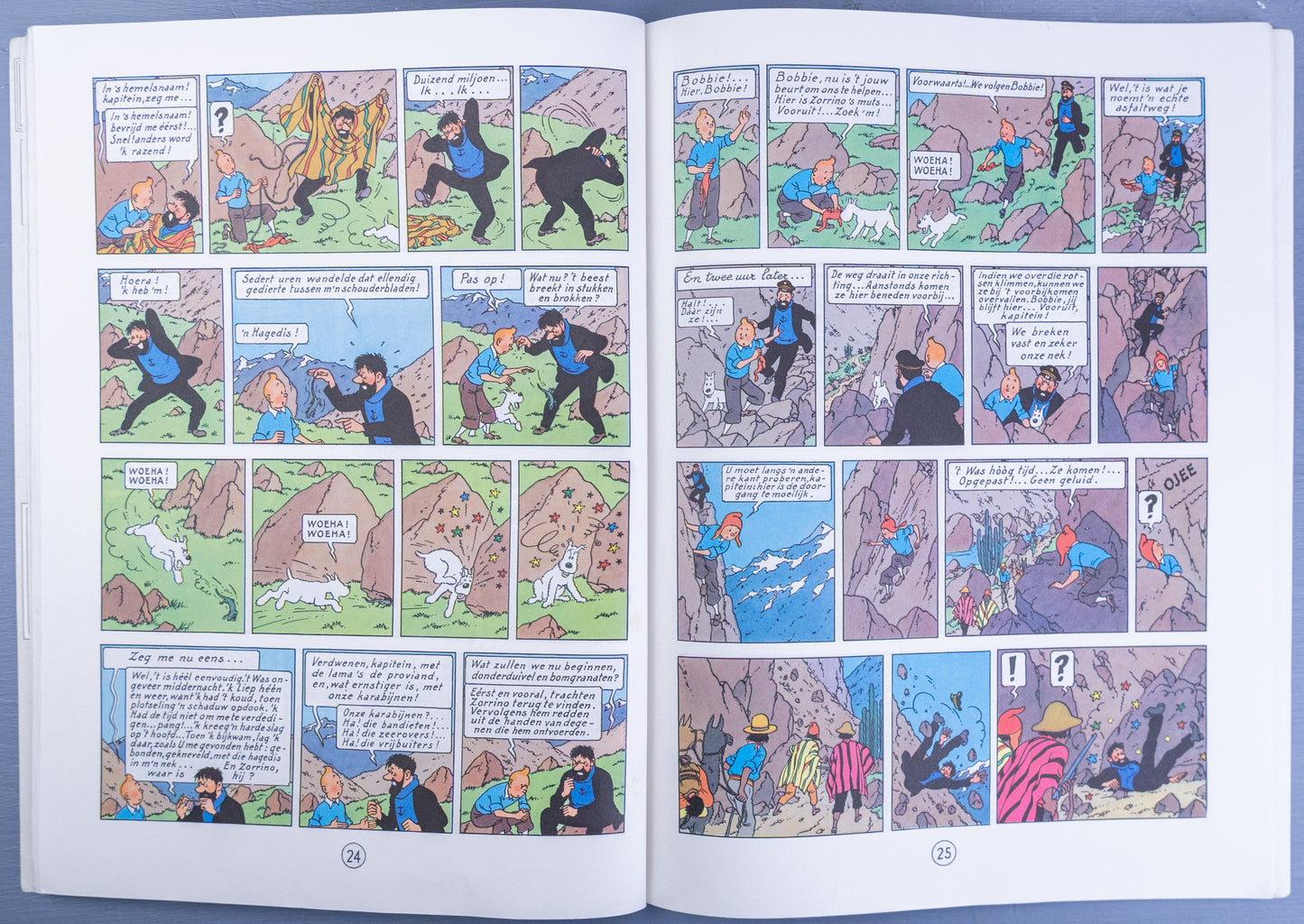 Kuifje: De Zonnetempel 1976 Early Dutch Paperback Edition Casterman Tintin by Herge