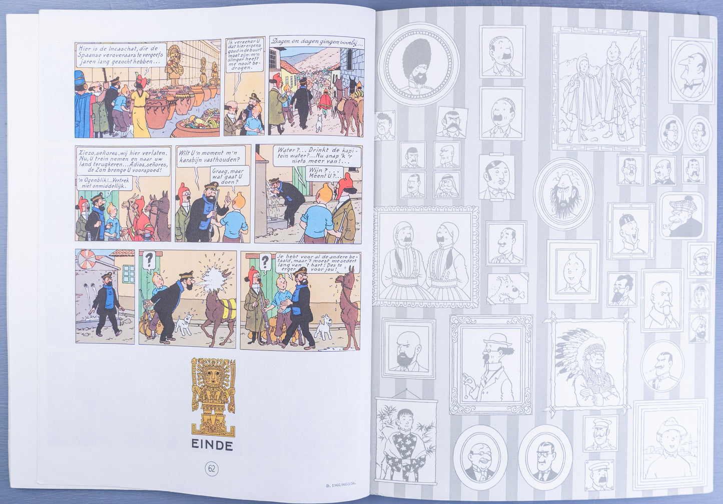 Kuifje: De Zonnetempel 1976 Early Dutch Paperback Edition Casterman Tintin by Herge