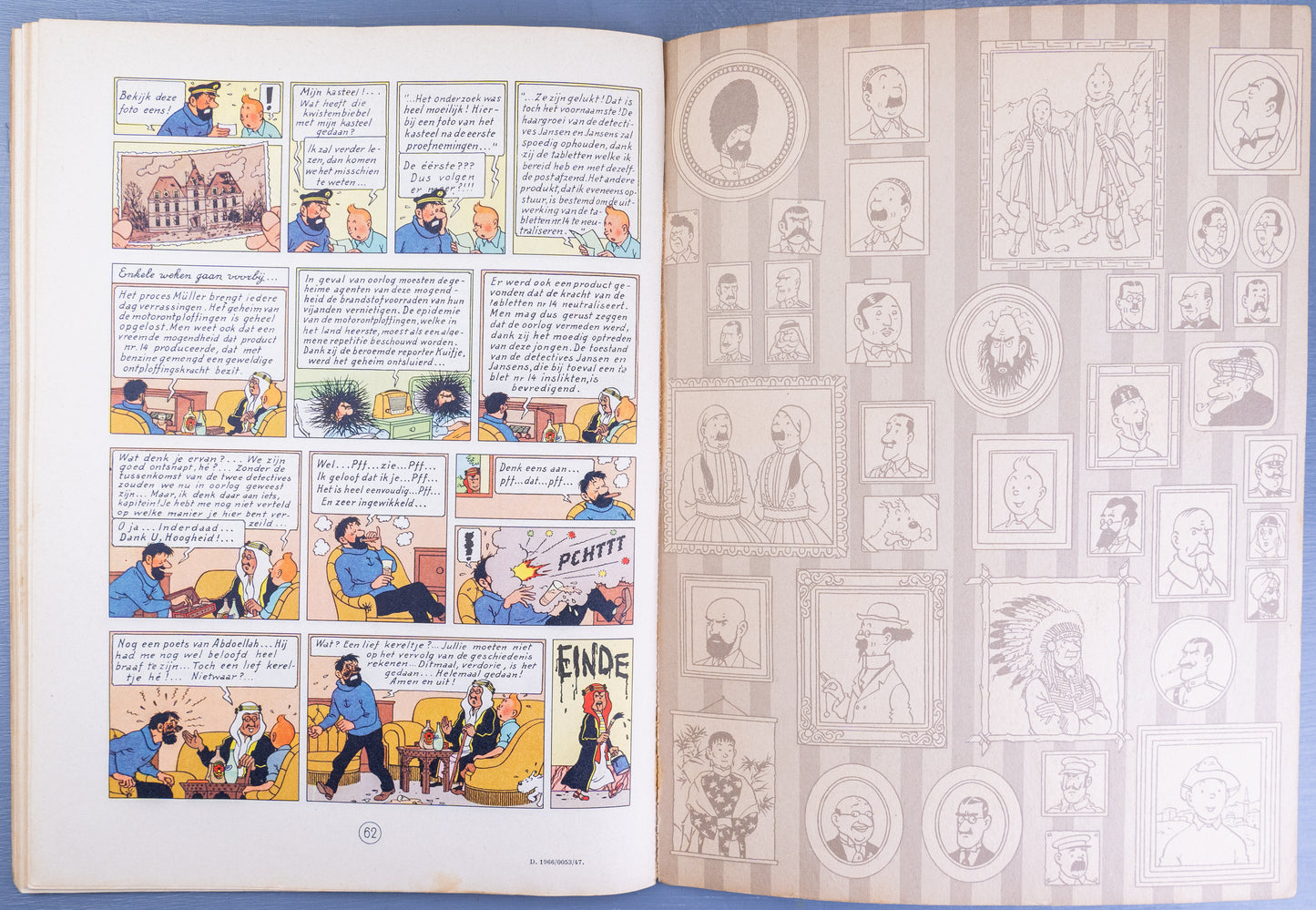 Kuifje En Het Zwarte Goud 1968 Early Dutch Paperback Edition Casterman Tintin by Herge