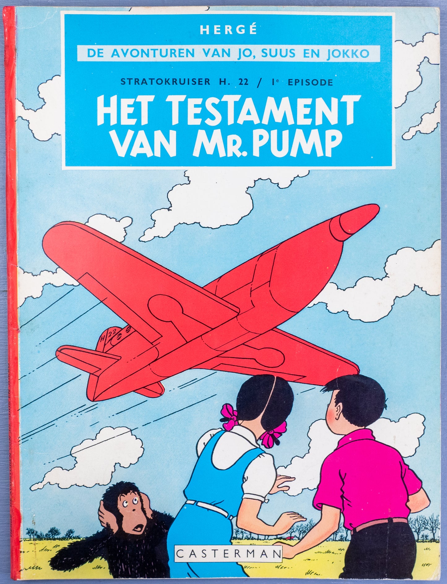 Jo Suus & Jokko: Testament Van Mr Pump 1968 Dutch PB Edition Casterman Tintin by Herge