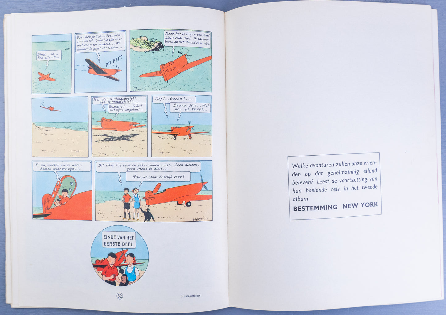 Jo Suus & Jokko: Testament Van Mr Pump 1968 Dutch PB Edition Casterman Tintin by Herge