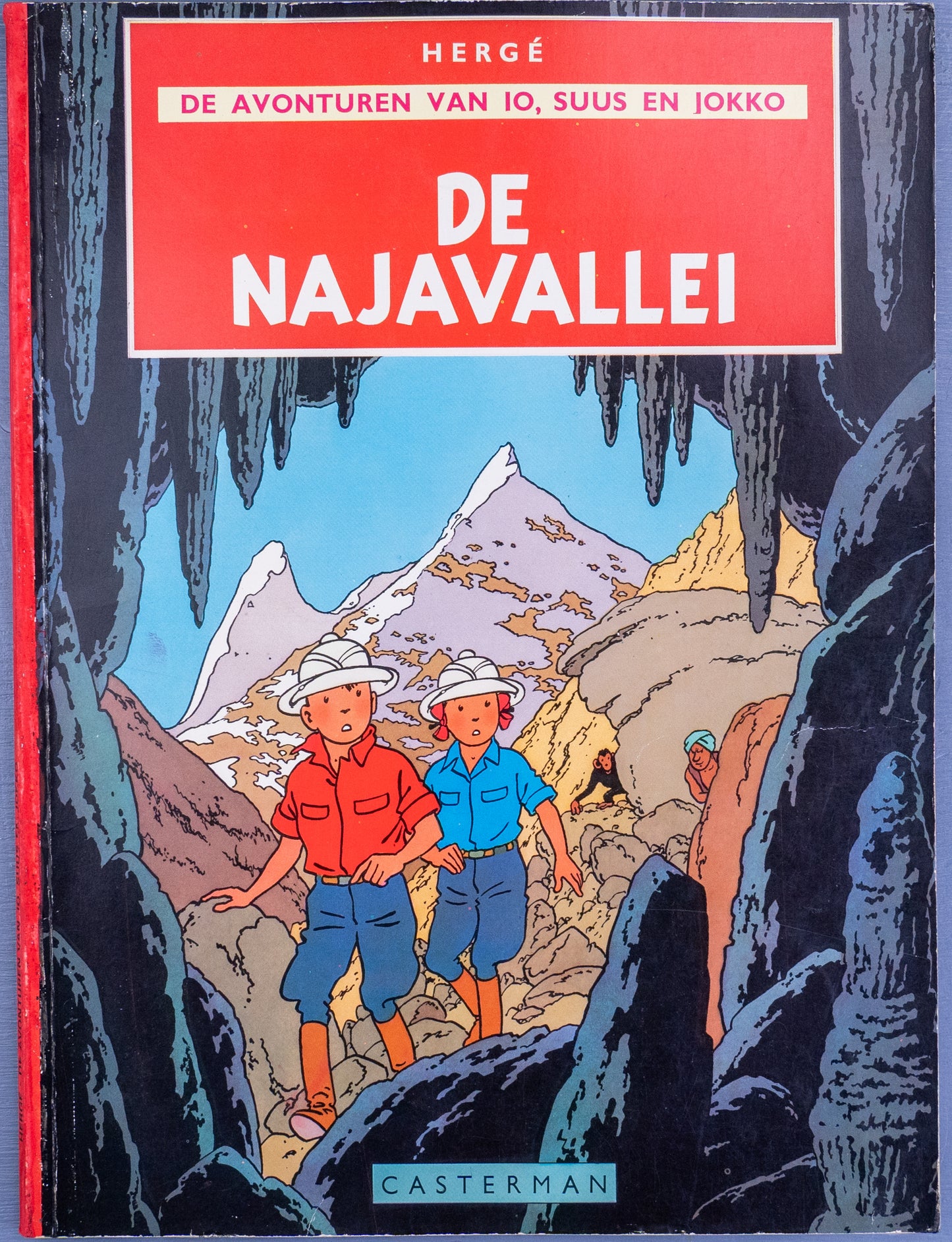 Jo Suus & Jokko: De Najavallei 1968 Dutch PB Edition Casterman Tintin by Herge