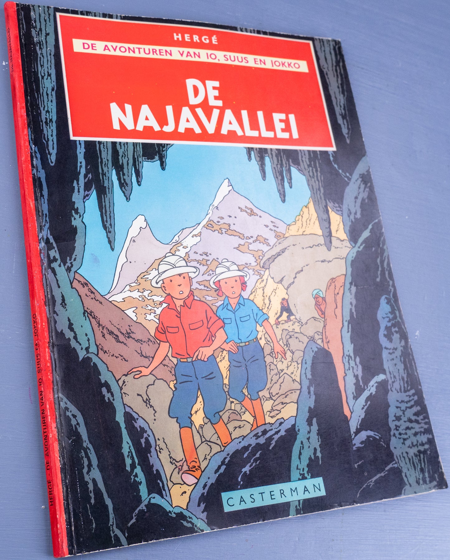 Jo Suus & Jokko: De Najavallei 1968 Dutch PB Edition Casterman Tintin by Herge