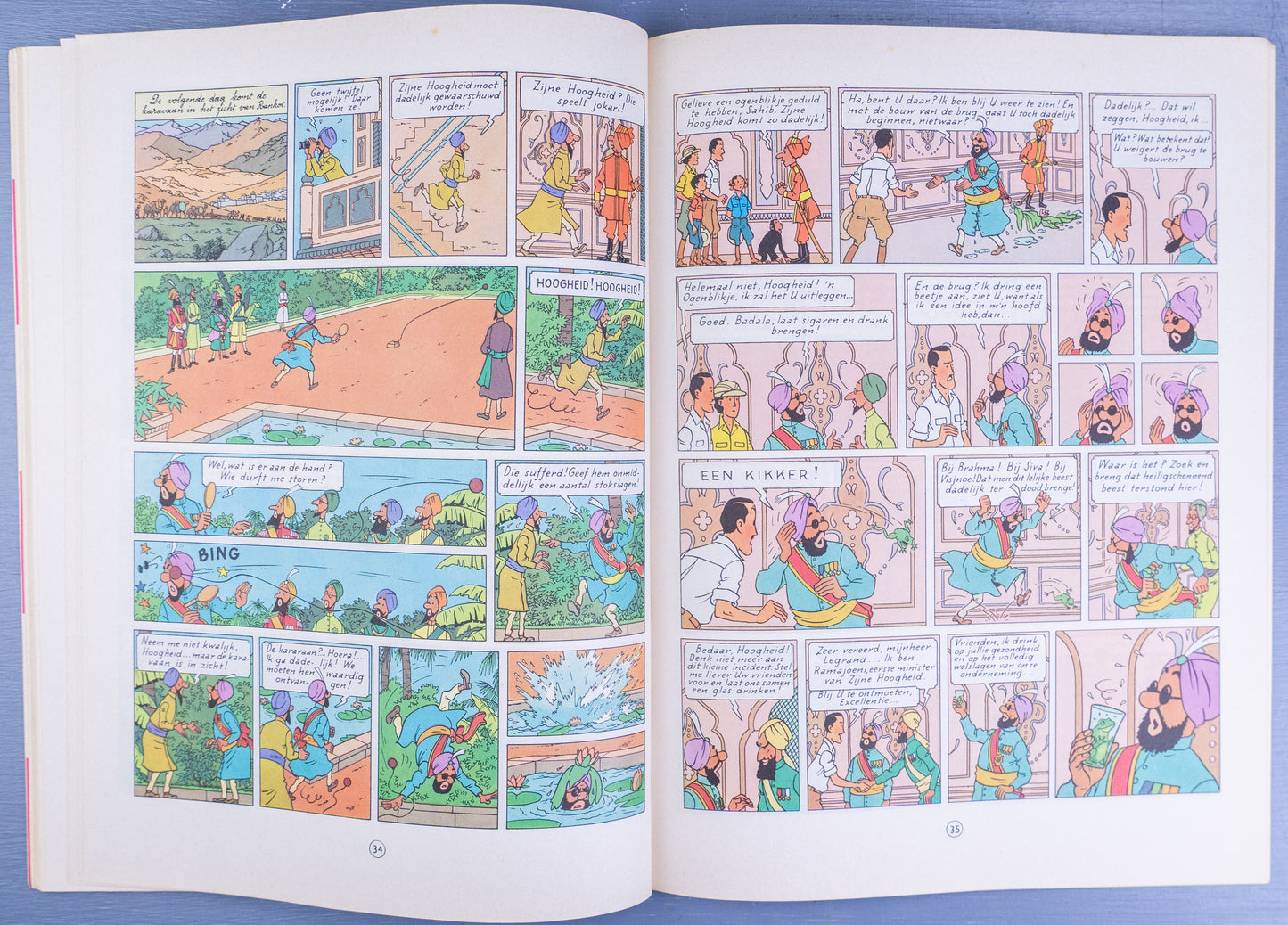 Jo Suus & Jokko: De Najavallei 1968 Dutch PB Edition Casterman Tintin by Herge