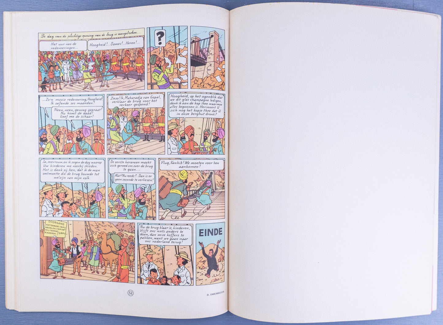 Jo Suus & Jokko: De Najavallei 1968 Dutch PB Edition Casterman Tintin by Herge