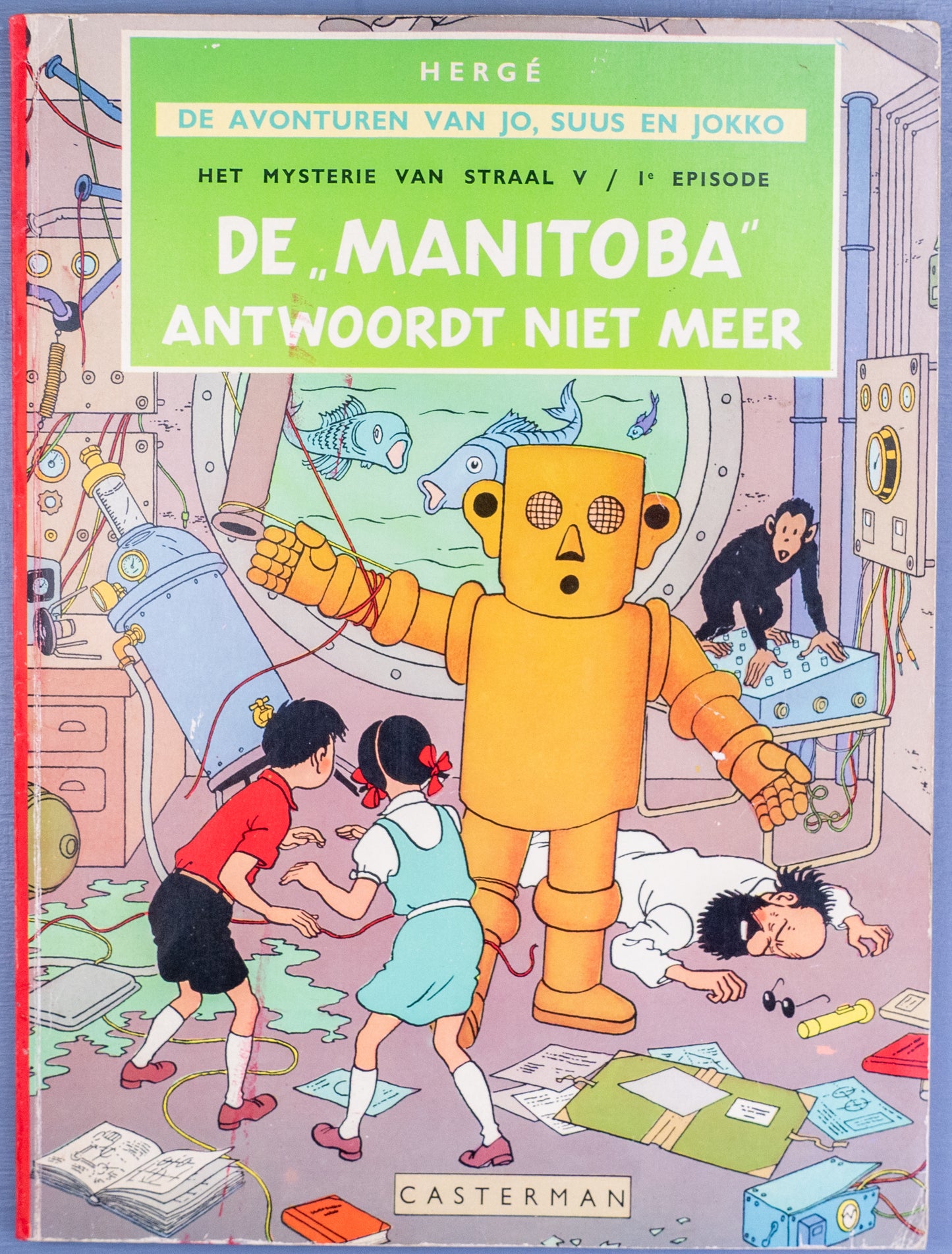 Jo Suus & Jokko: De Manitoba Antwoordt 1968 Dutch PB Casterman Tintin Herge