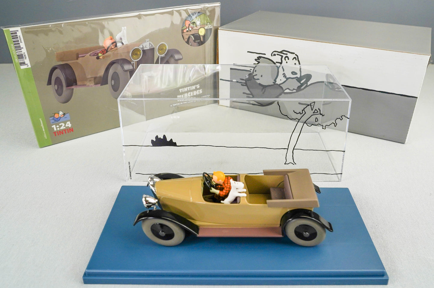 VOITURE TINTIN 1/24 29931 Mercedes 15/70: Land of Soviets Hachette Model car #31<br>