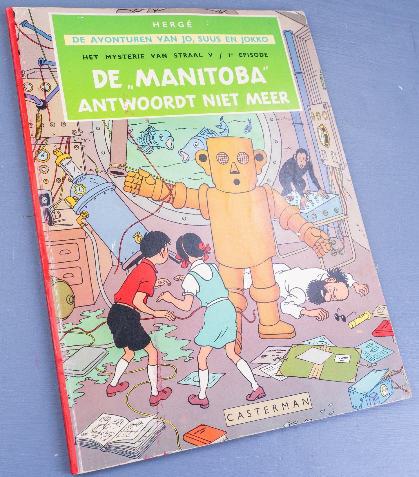 Jo Suus & Jokko: De Manitoba Antwoordt 1968 Dutch PB Casterman Tintin Herge