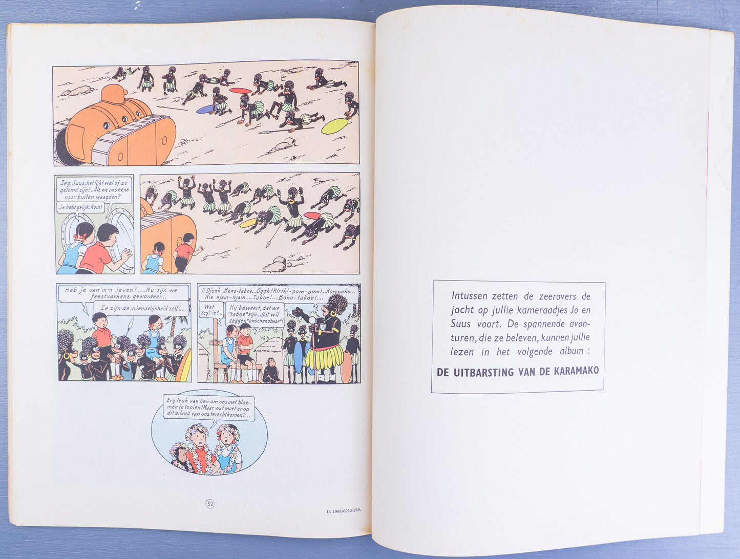 Jo Suus & Jokko: De Manitoba Antwoordt 1968 Dutch PB Casterman Tintin Herge