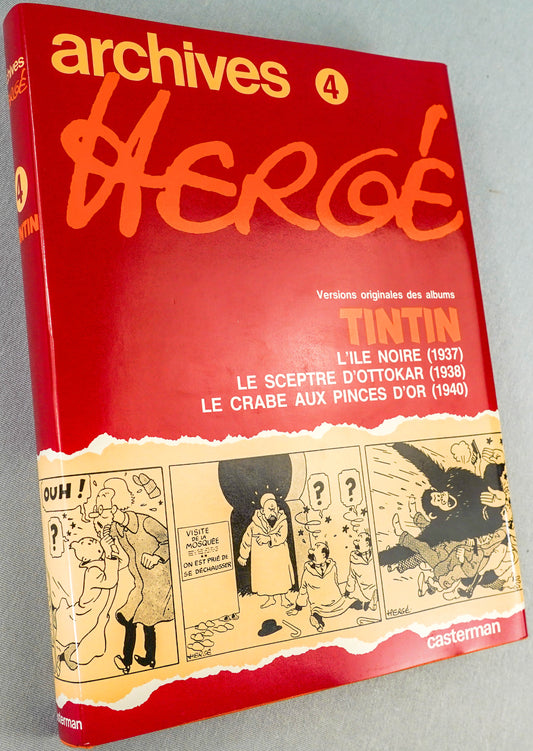 ARCHIVES HERGE Volume 4: 1st Edition Tintin Books+Totor Hardback Rare EO