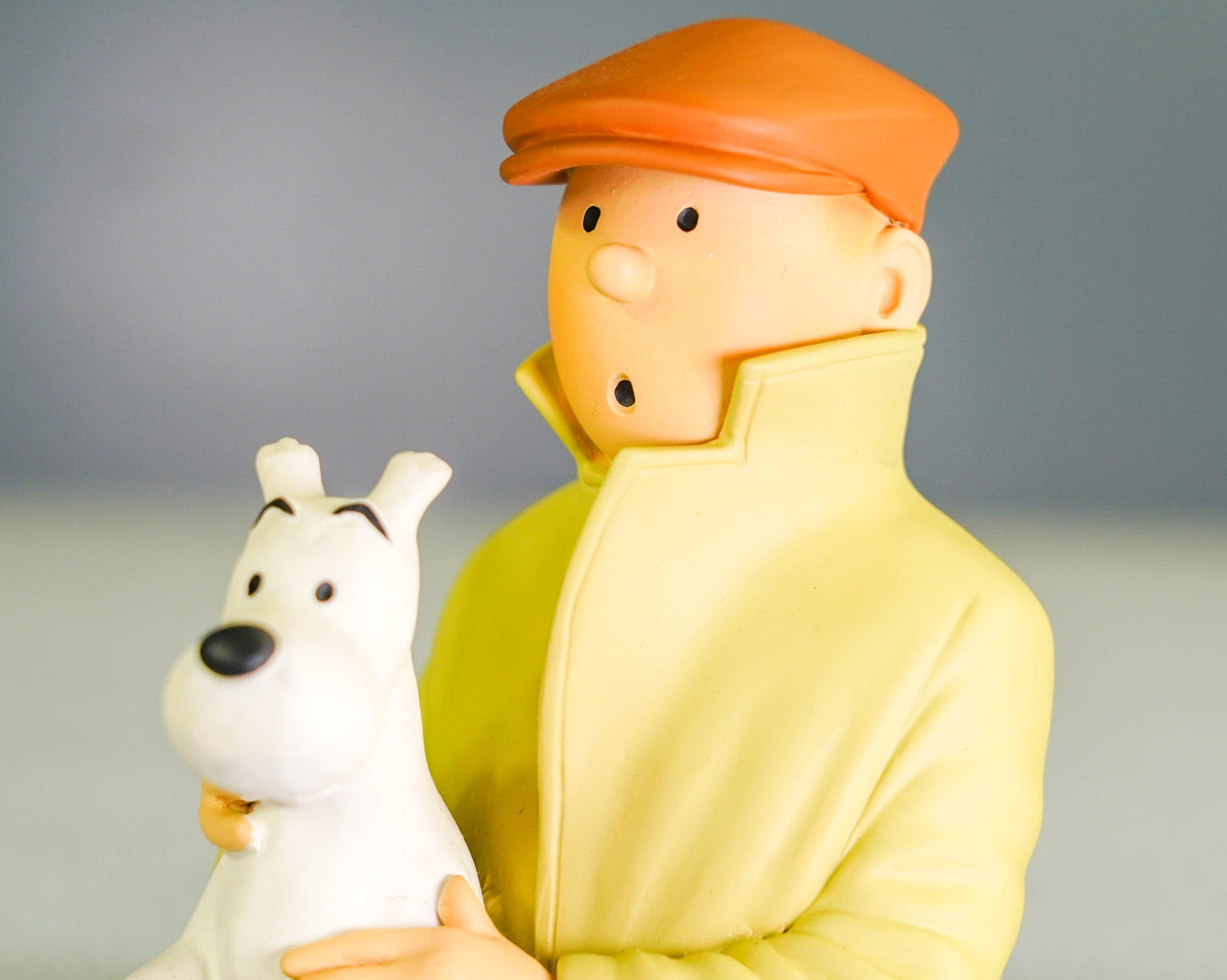 Rare Statuette Pixi Regout 30009 Tintin in Cap & Snowy Bust: Broken Ear 1991