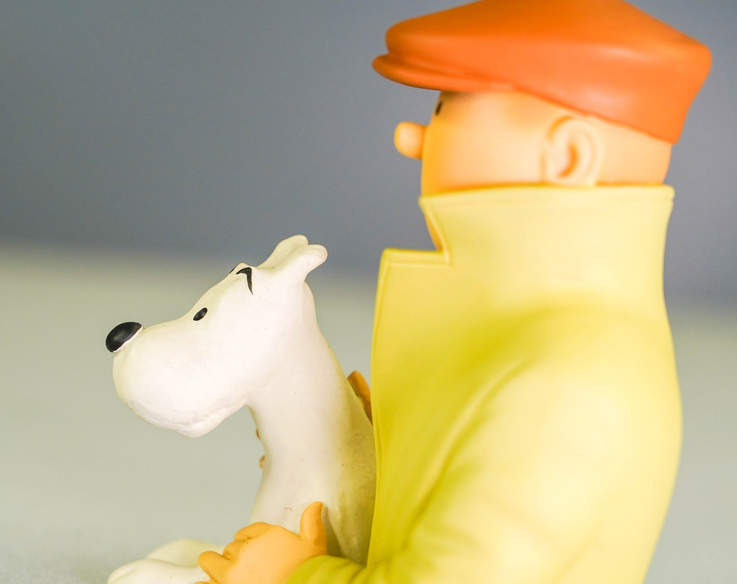 Rare Statuette Pixi Regout 30009 Tintin in Cap & Snowy Bust: Broken Ear 1991