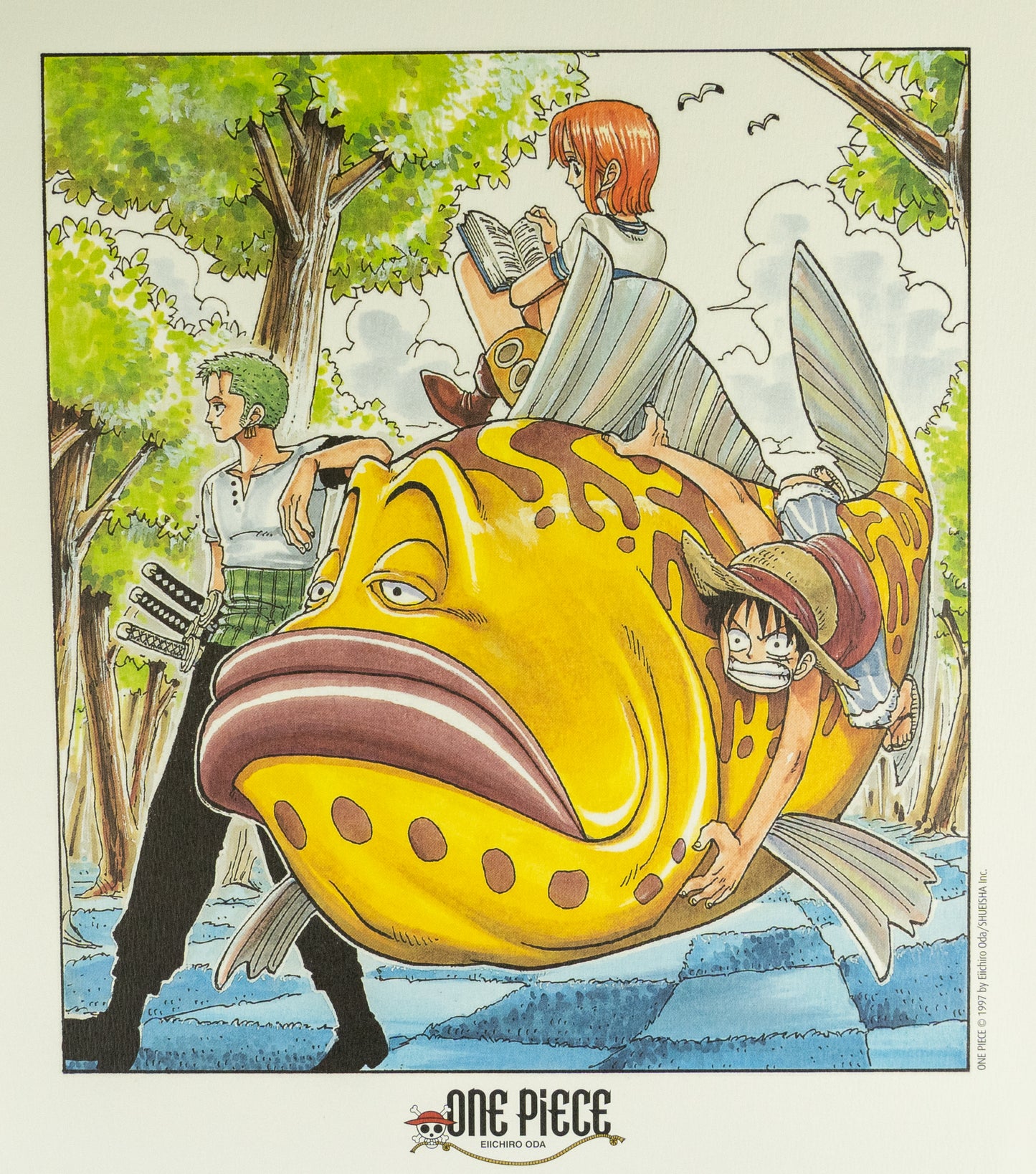 One Piece Comic Prints/Poster: Set of 3 1997 Elichiro Oda/SHUEISHA Inc