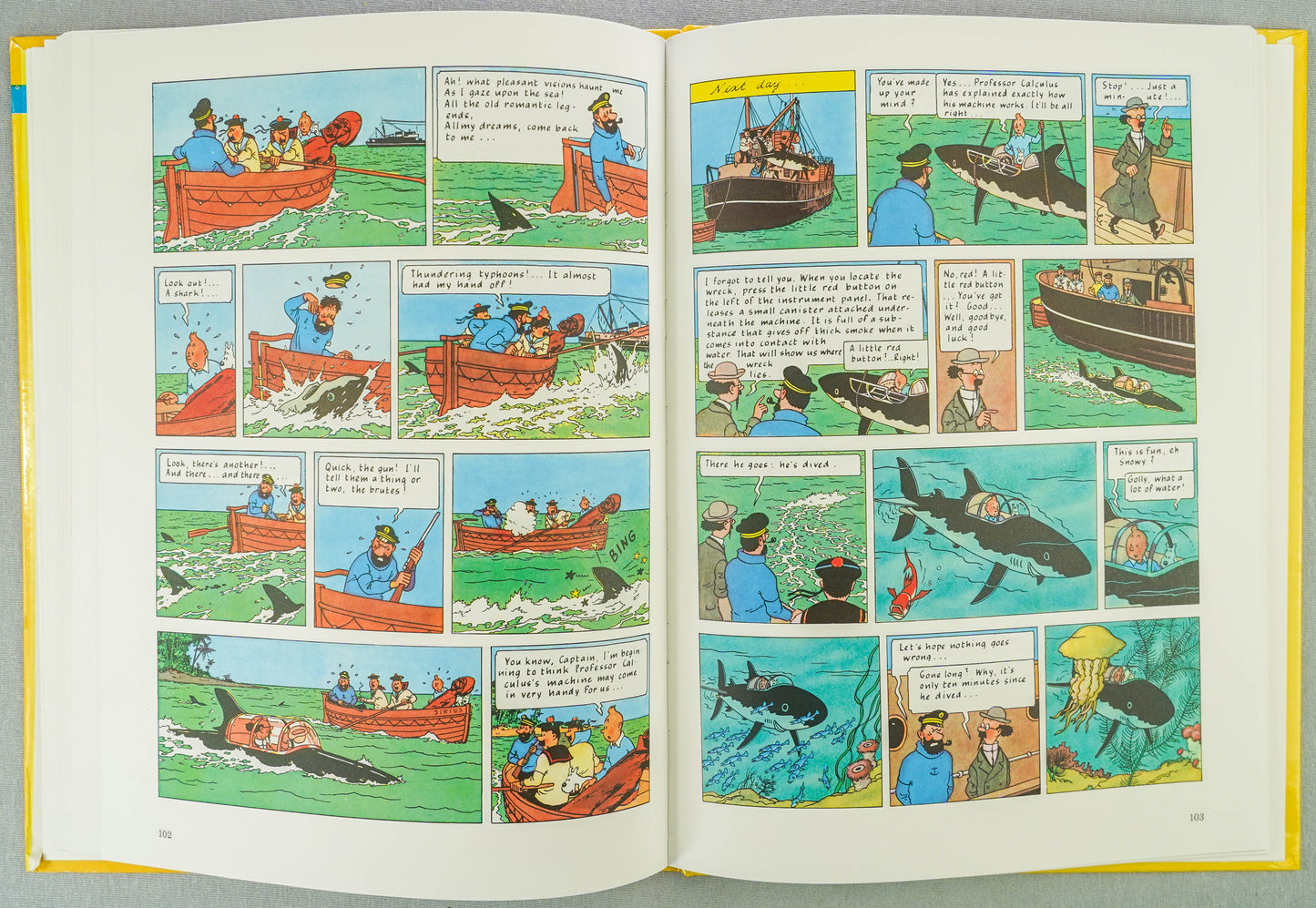 Making of Tintin: Secret Unicorn/RR Treasure 1994 Methuen 3rd UK Edition Herge EO