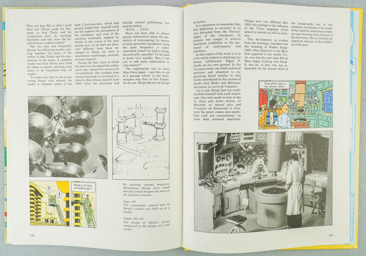 Making of Tintin: Mission to the Moon 1989 Methuen 1st Edition UK Herge Rare EO