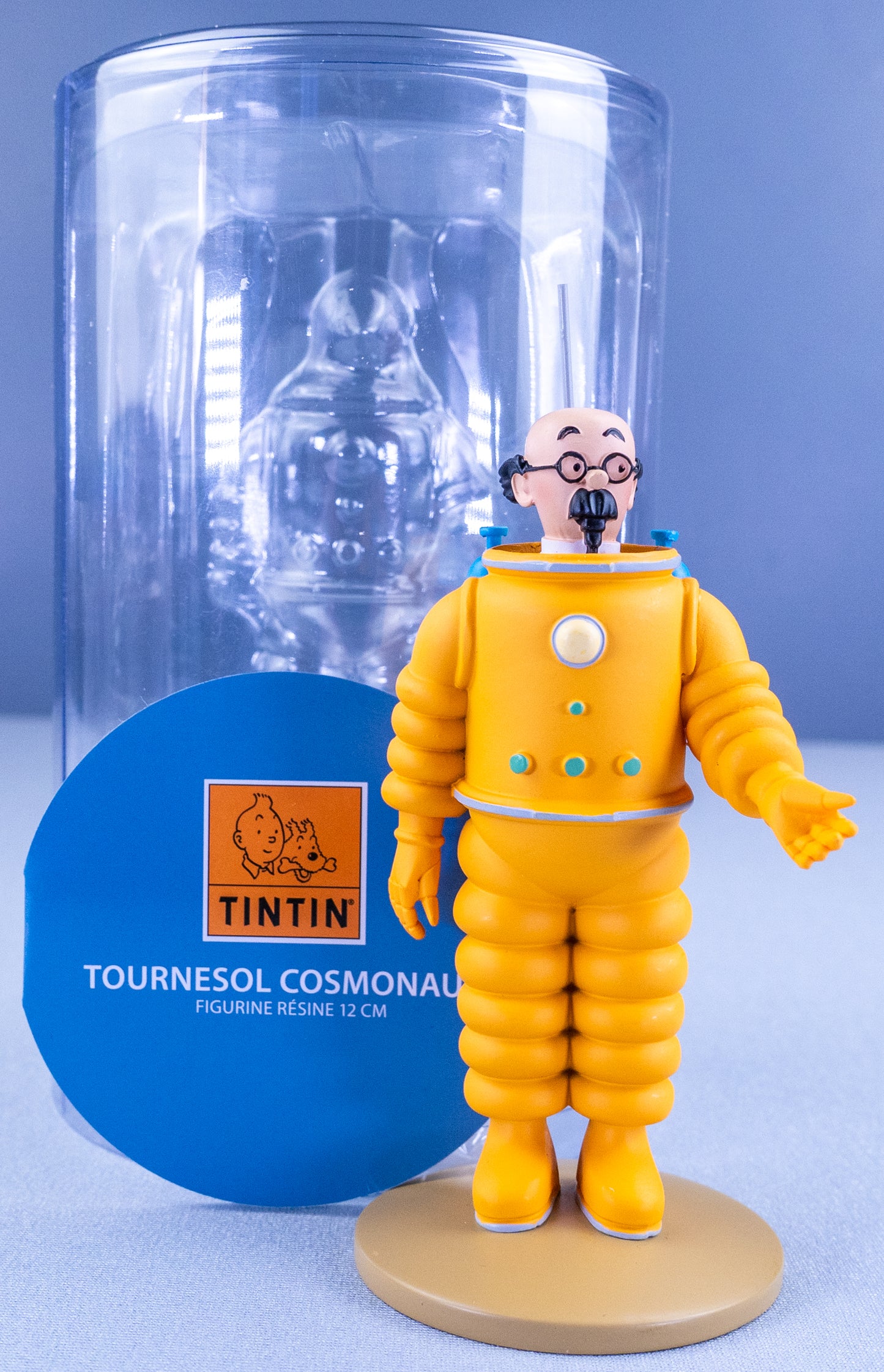 Tintin Figurine Moulinsart 42243 Calculus Cosmonaut Explorers Moon 12cm figure