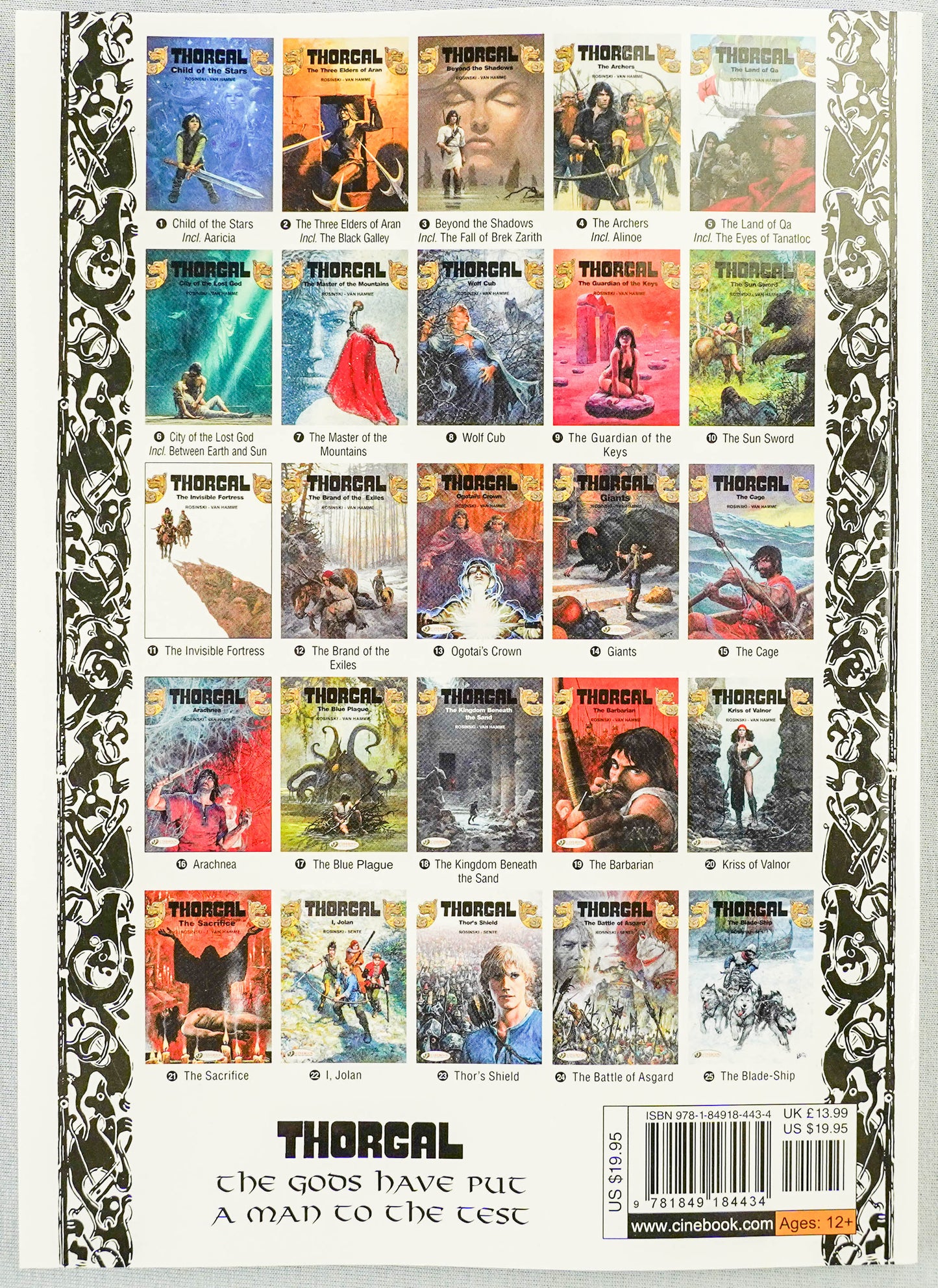 Thorgal Volume 0: The Betrayed Sorceress - Cinebook Paperback UK Comic Book by Rosiński/Van Hamme