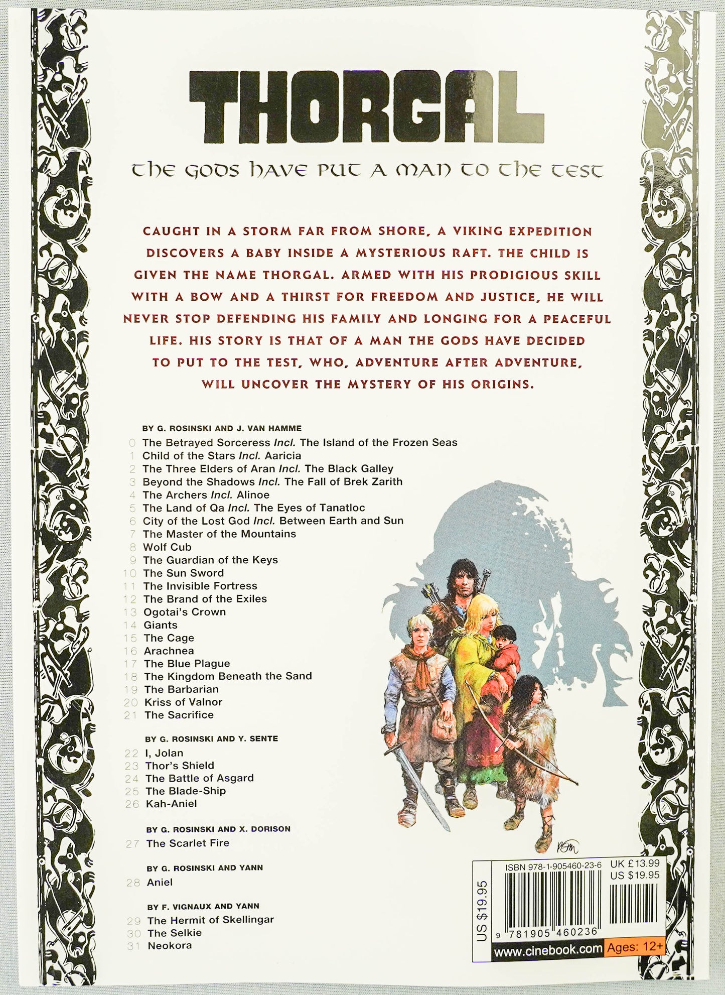 Thorgal Volume 1: Child of the Stars - Cinebook Paperback UK Comic Book by Rosiński/Van Hamme