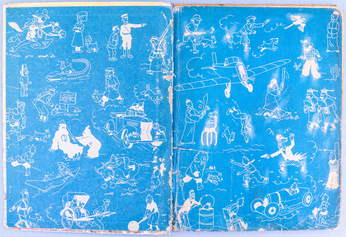 L' ile Noire: Casterman 1944 2nd Colour Edition A23 Rare Herge Tintin HB Comic Book