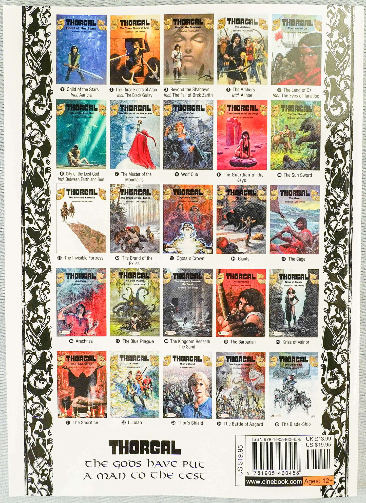 Thorgal Volume 3: Beyond the Shadows - Cinebook Paperback UK Comic Book by Rosiński/Van Hamme