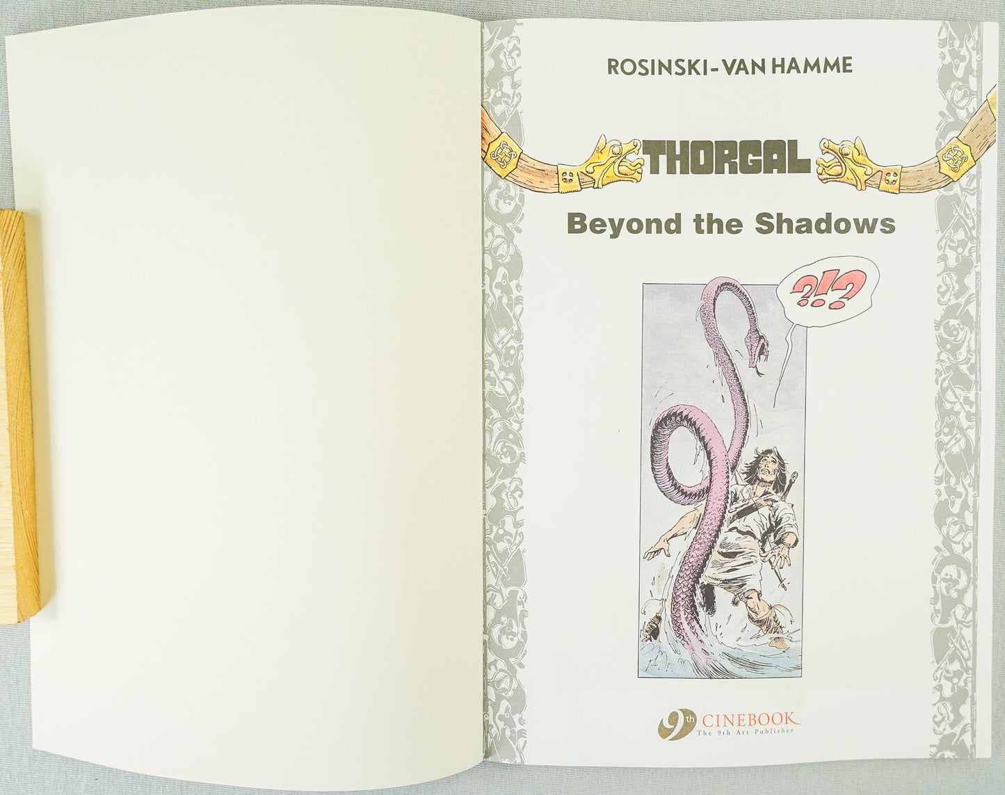 Thorgal Volume 3: Beyond the Shadows - Cinebook Paperback UK Comic Book by Rosiński/Van Hamme