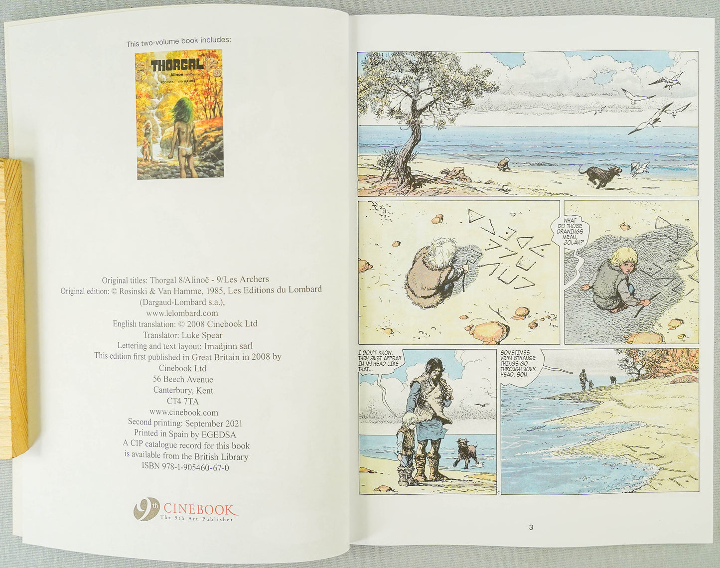 Thorgal Volume 4: The Archers - Cinebook Paperback UK Comic Book by Rosiński/Van Hamme