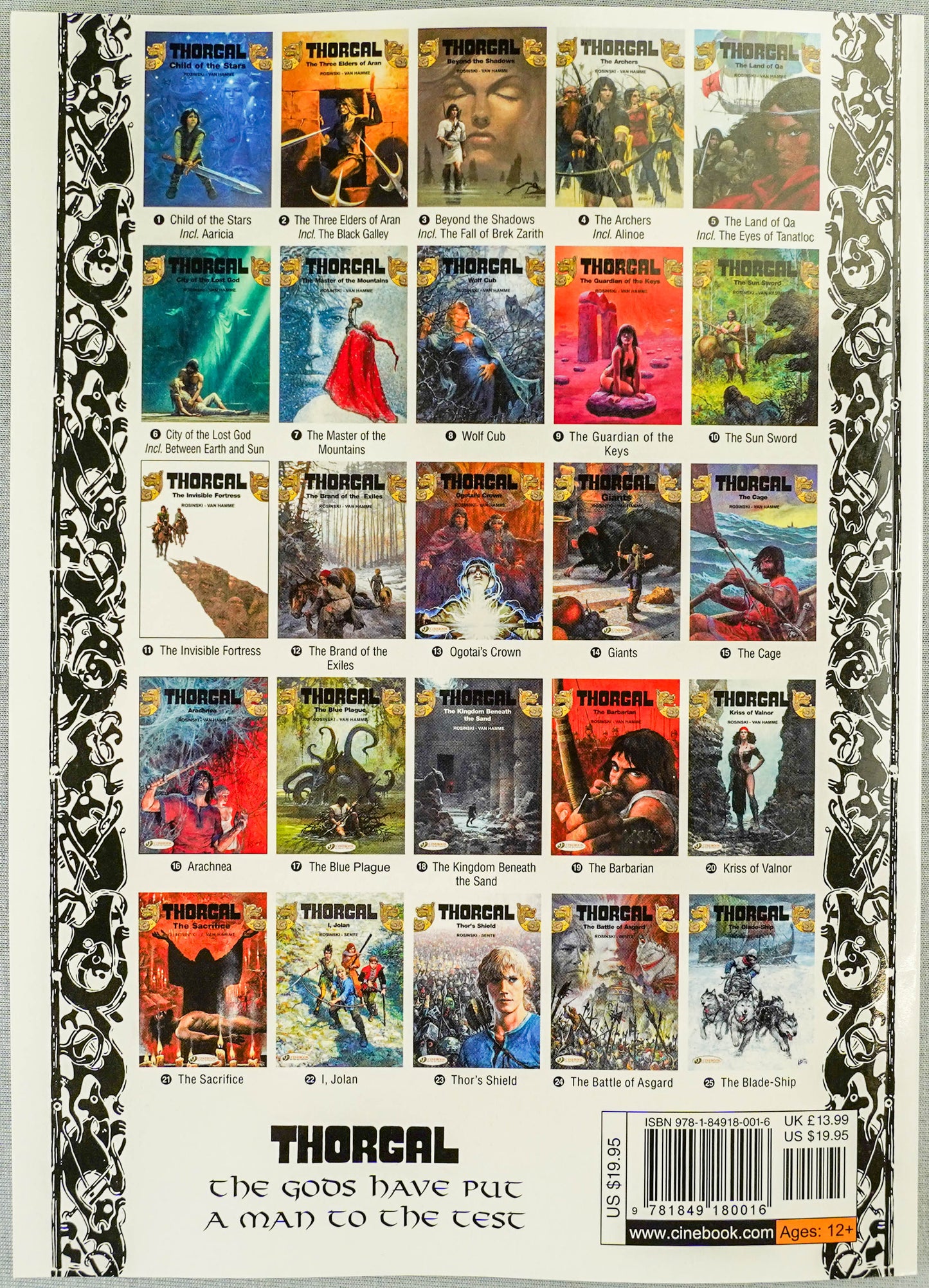 Thorgal Volume 6: City of the Lost God - Cinebook Paperback UK Comic Book by Rosiński/Van Hamme