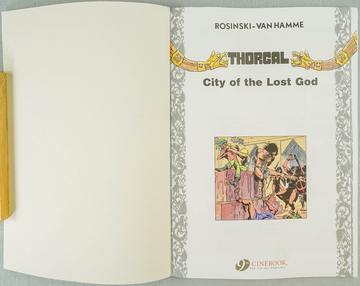 Thorgal Volume 6: City of the Lost God - Cinebook Paperback UK Comic Book by Rosiński/Van Hamme