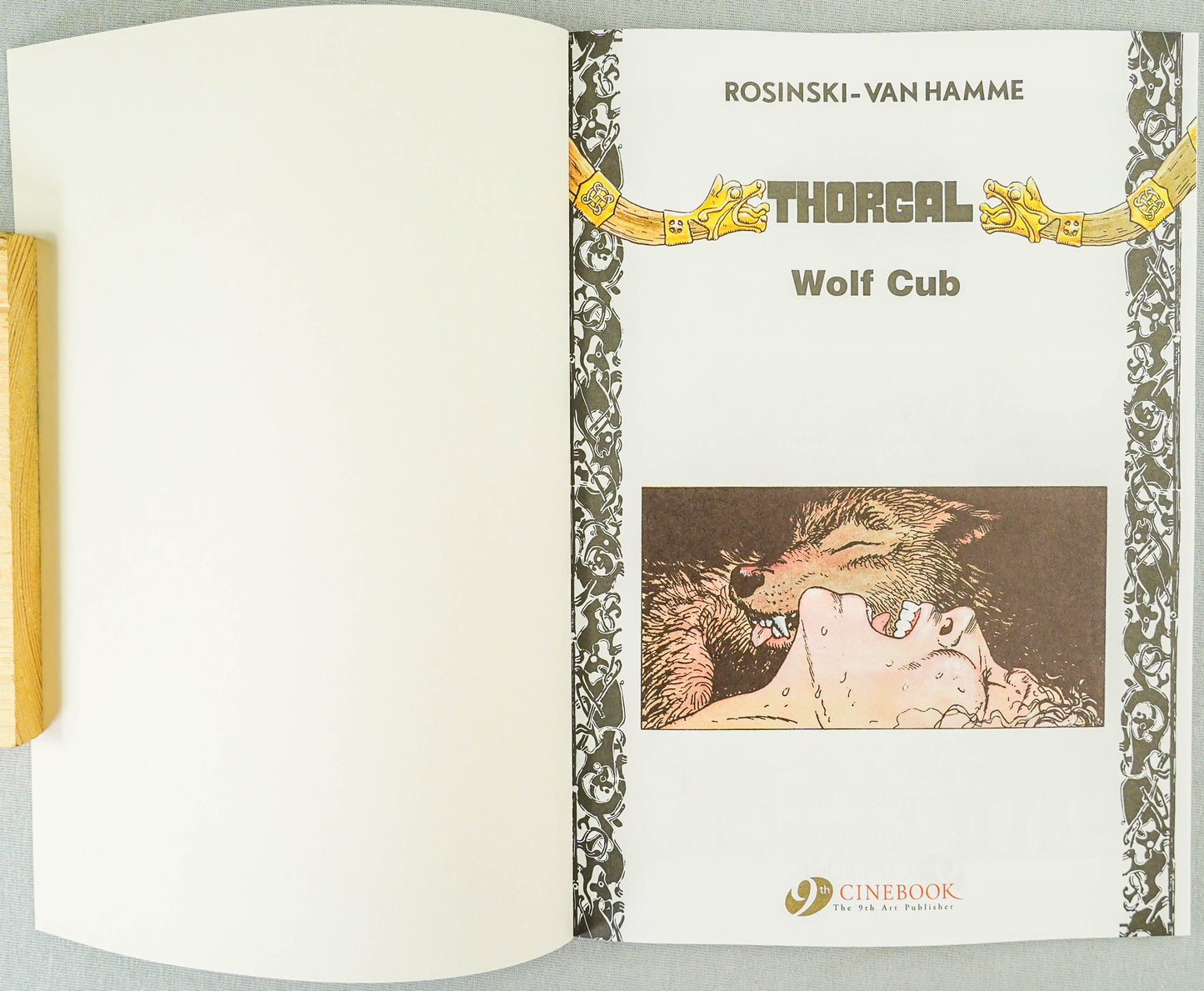 Thorgal Volume 8: Wolf Cub - Cinebook Paperback UK Comic Book by Rosiński/Van Hamme