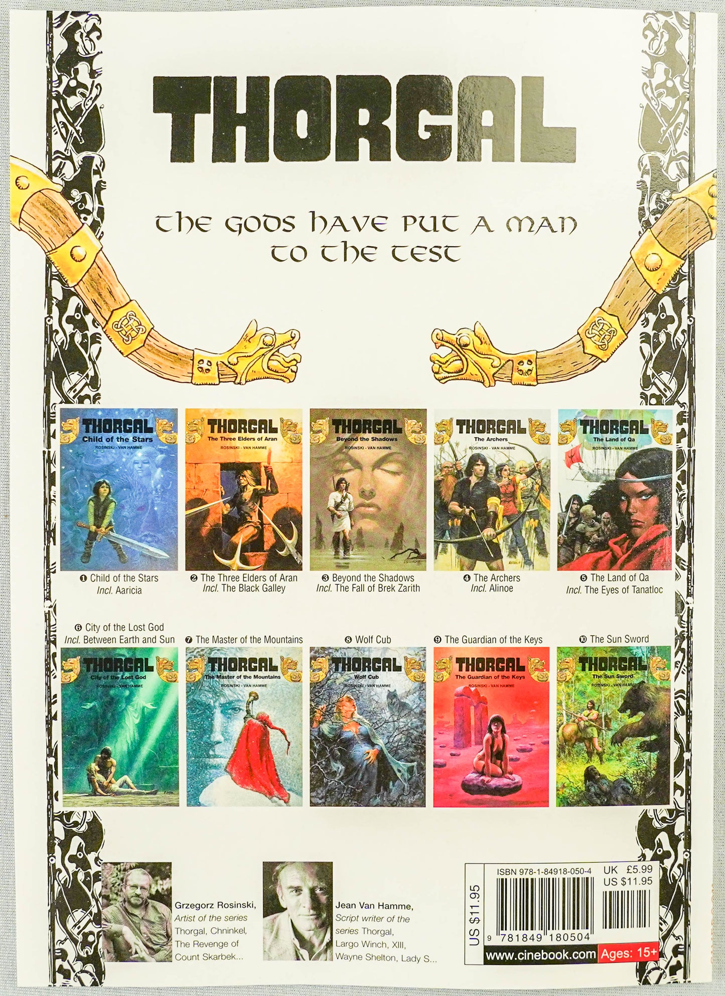 Thorgal Volume 9: Guardian of the Keys - Cinebook Paperback UK Comic Book by Rosiński/Van Hamme