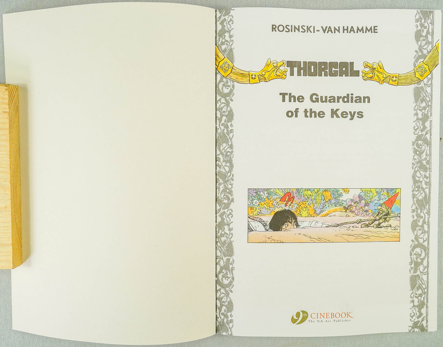 Thorgal Volume 9: Guardian of the Keys - Cinebook Paperback UK Comic Book by Rosiński/Van Hamme