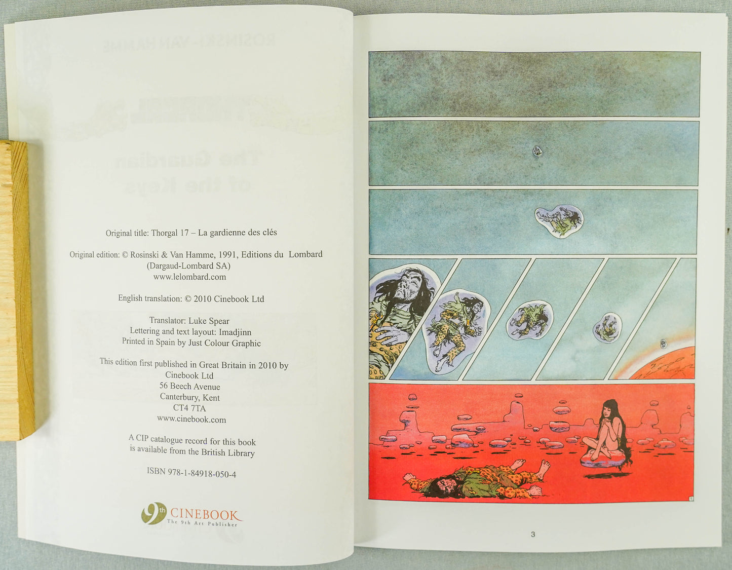 Thorgal Volume 9: Guardian of the Keys - Cinebook Paperback UK Comic Book by Rosiński/Van Hamme