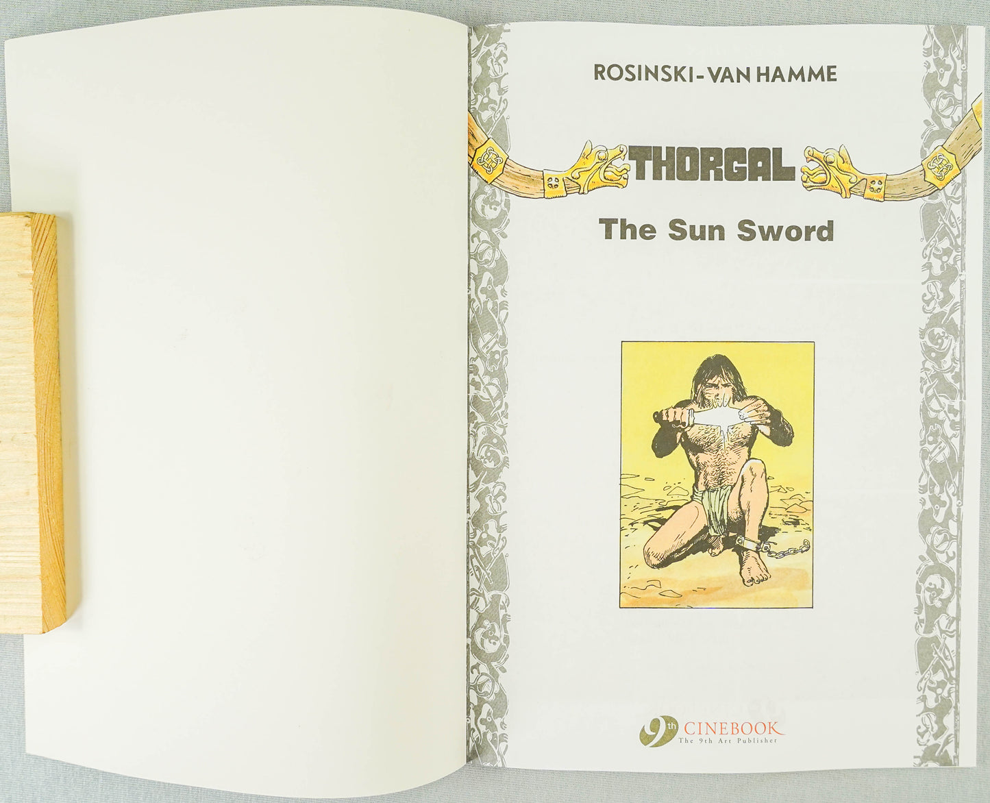 Thorgal Volume 10: The Sun Sword - Cinebook Paperback UK Comic Book by Rosiński/Van Hamme