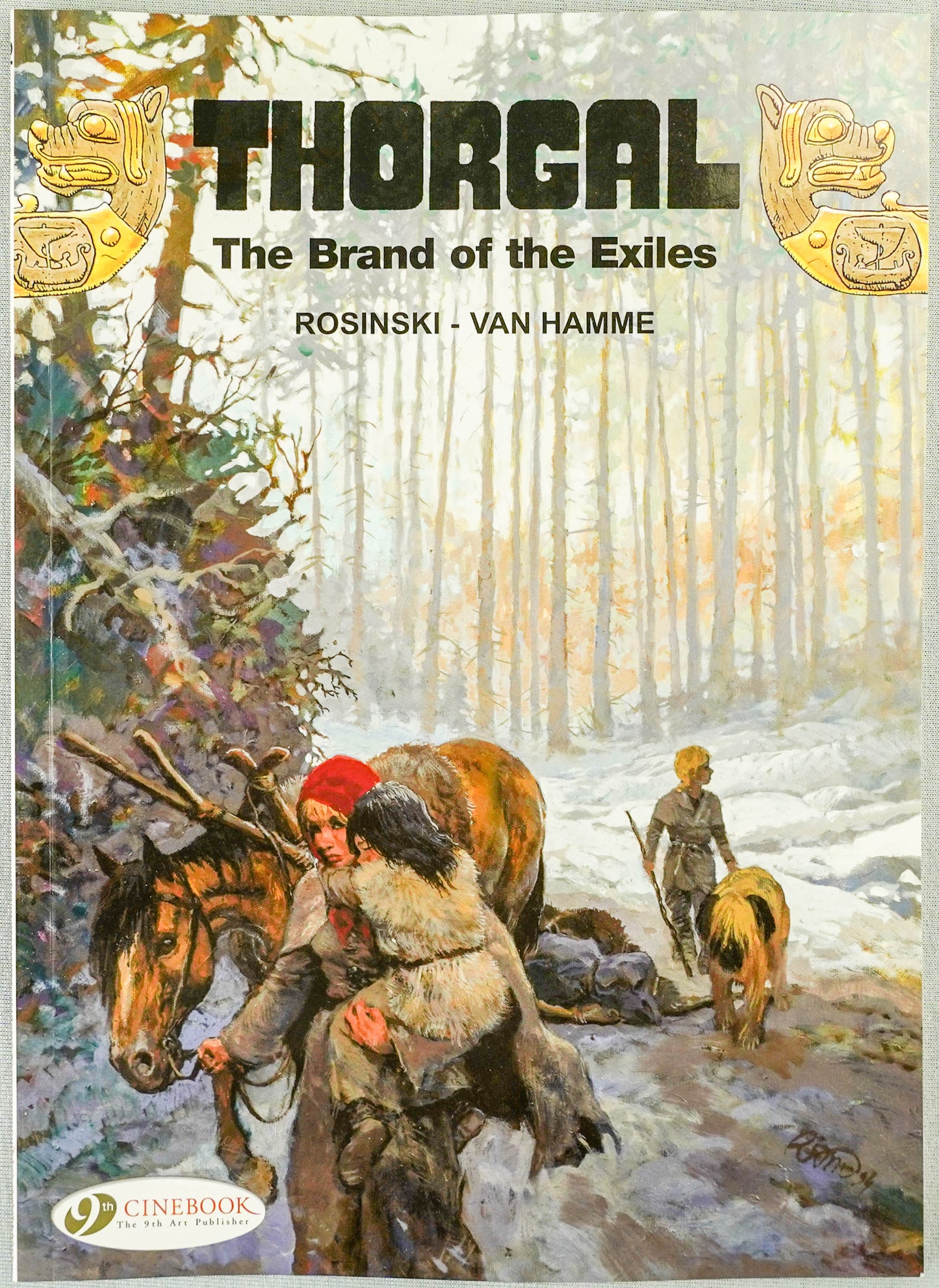 Thorgal Volume 12: Brand of the Exiles - Cinebook Paperback UK Comic Book by Rosiński/Van Hamme