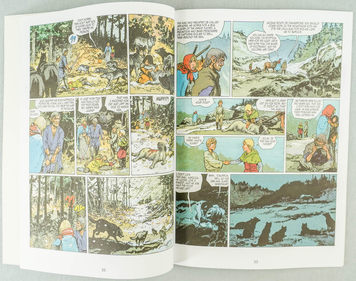 Thorgal Volume 12: Brand of the Exiles - Cinebook Paperback UK Comic Book by Rosiński/Van Hamme