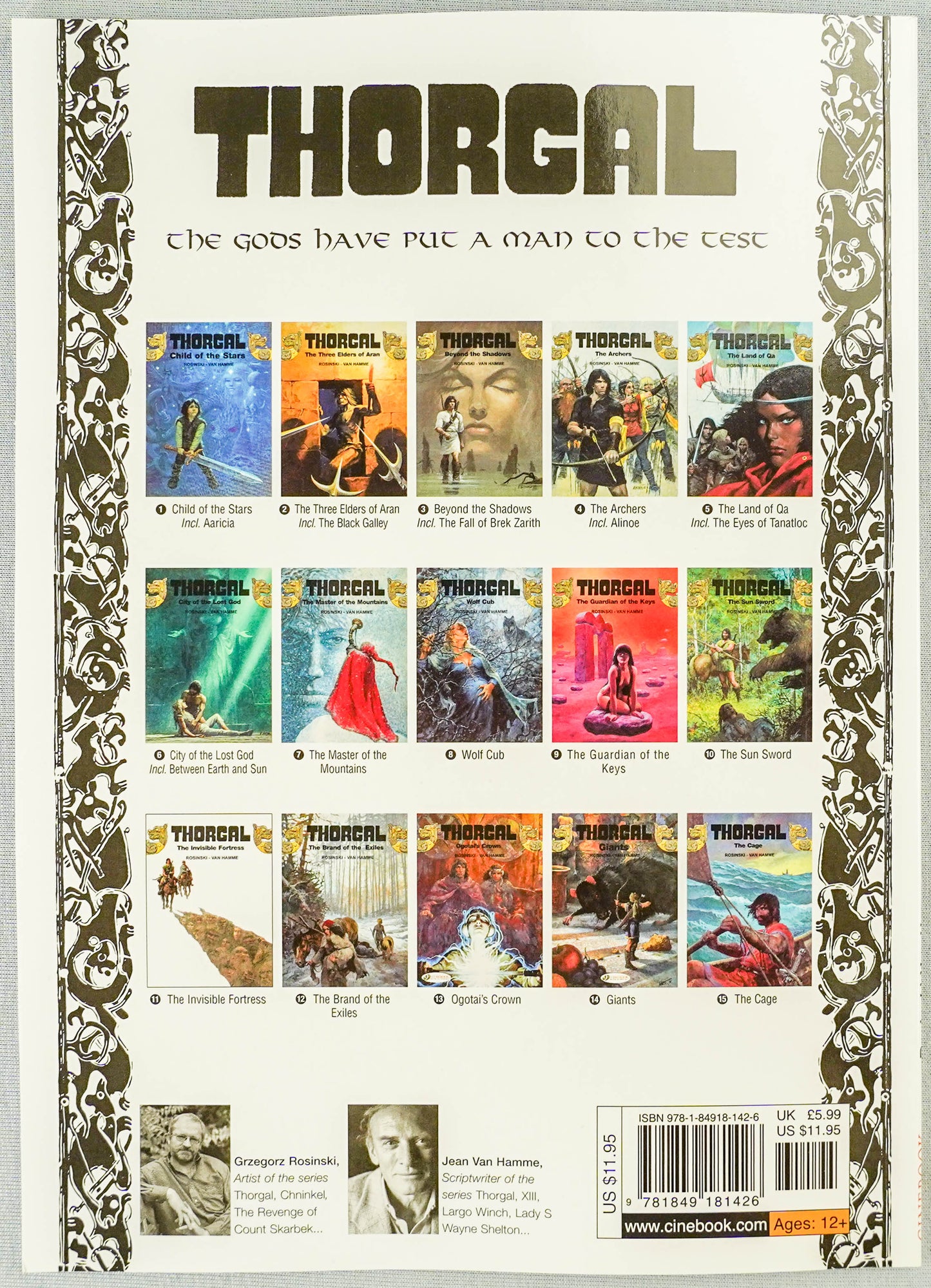 Thorgal Volume 13: Ogotai's Crown - Cinebook Paperback UK Comic Book by Rosiński/Van Hamme