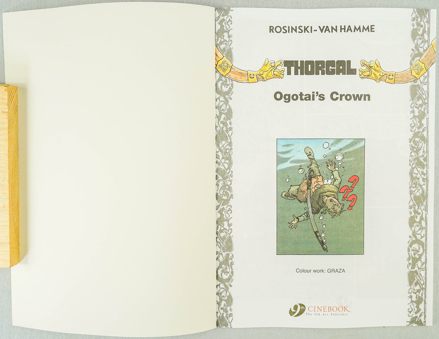 Thorgal Volume 13: Ogotai's Crown - Cinebook Paperback UK Comic Book by Rosiński/Van Hamme