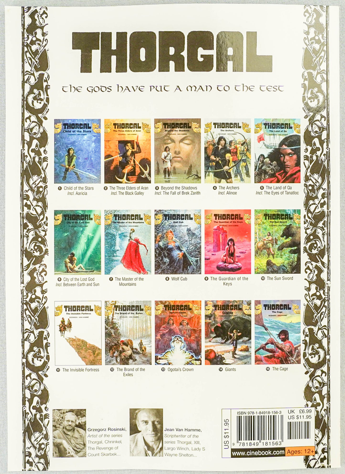 Thorgal Volume 14: Giants - Cinebook Paperback UK Comic Book by Rosiński/Van Hamme