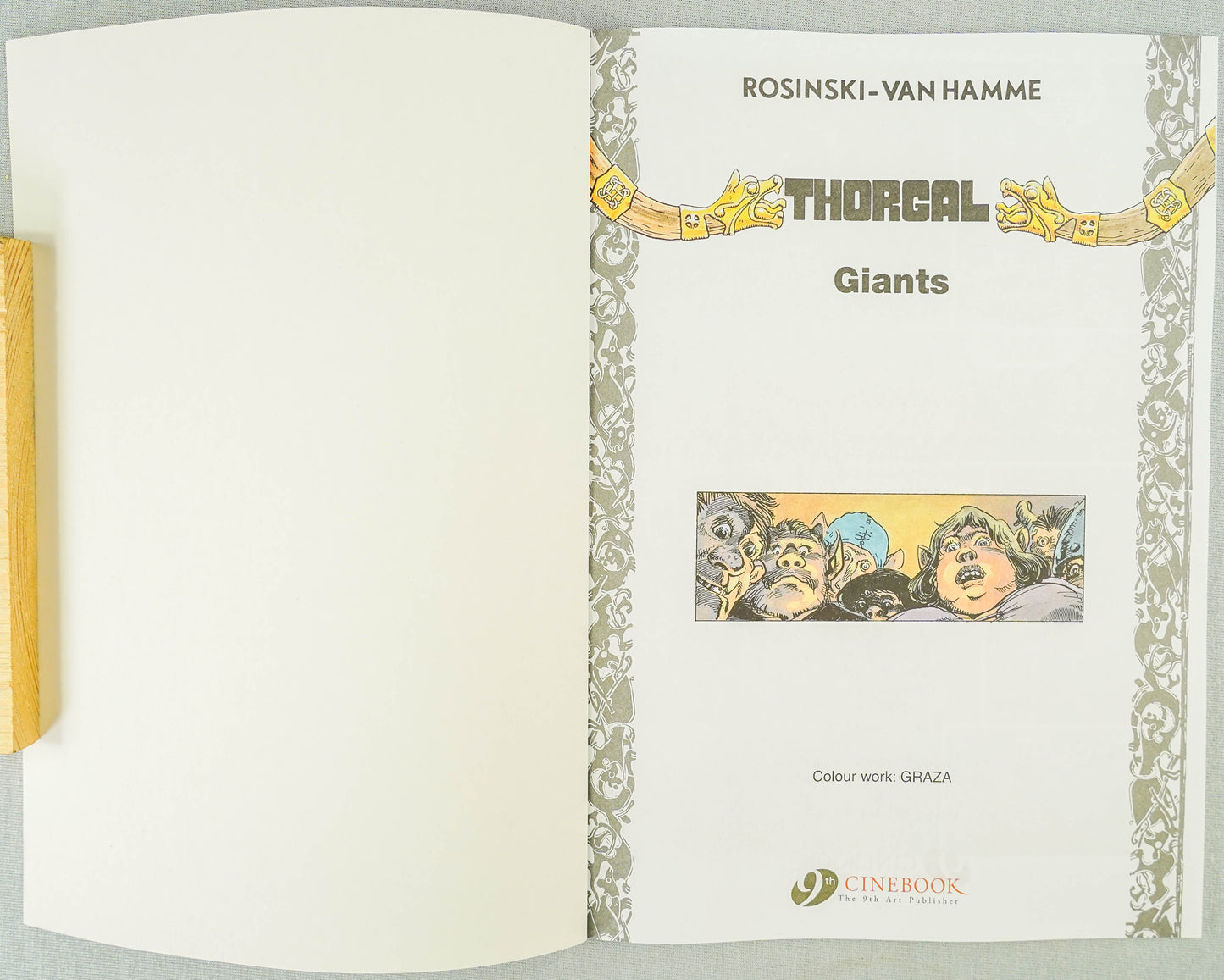 Thorgal Volume 14: Giants - Cinebook Paperback UK Comic Book by Rosiński/Van Hamme