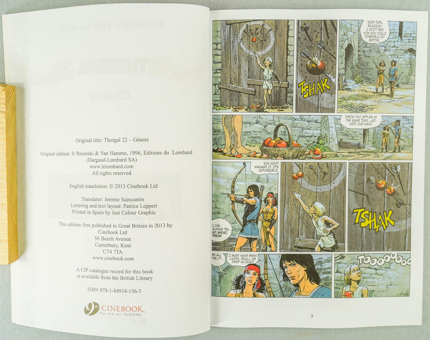 Thorgal Volume 14: Giants - Cinebook Paperback UK Comic Book by Rosiński/Van Hamme