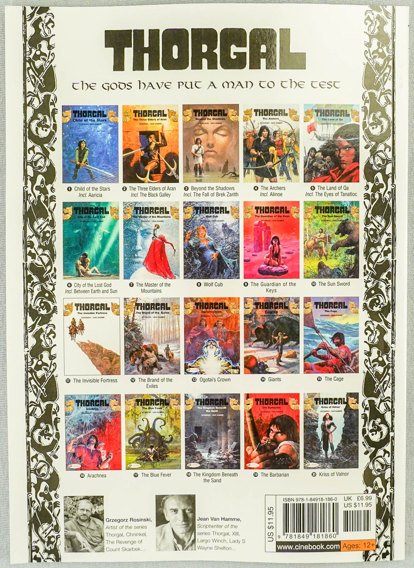 Thorgal Volume 15: The Cage - Cinebook Paperback UK Comic Book by Rosiński/Van Hamme