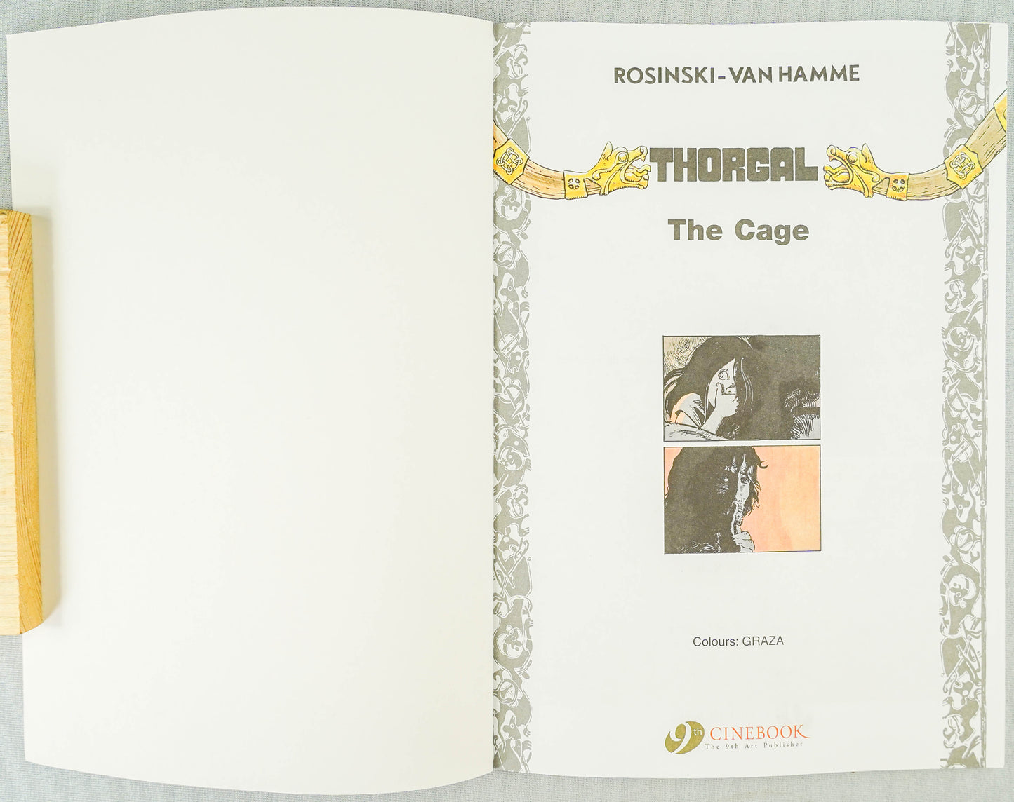 Thorgal Volume 15: The Cage - Cinebook Paperback UK Comic Book by Rosiński/Van Hamme