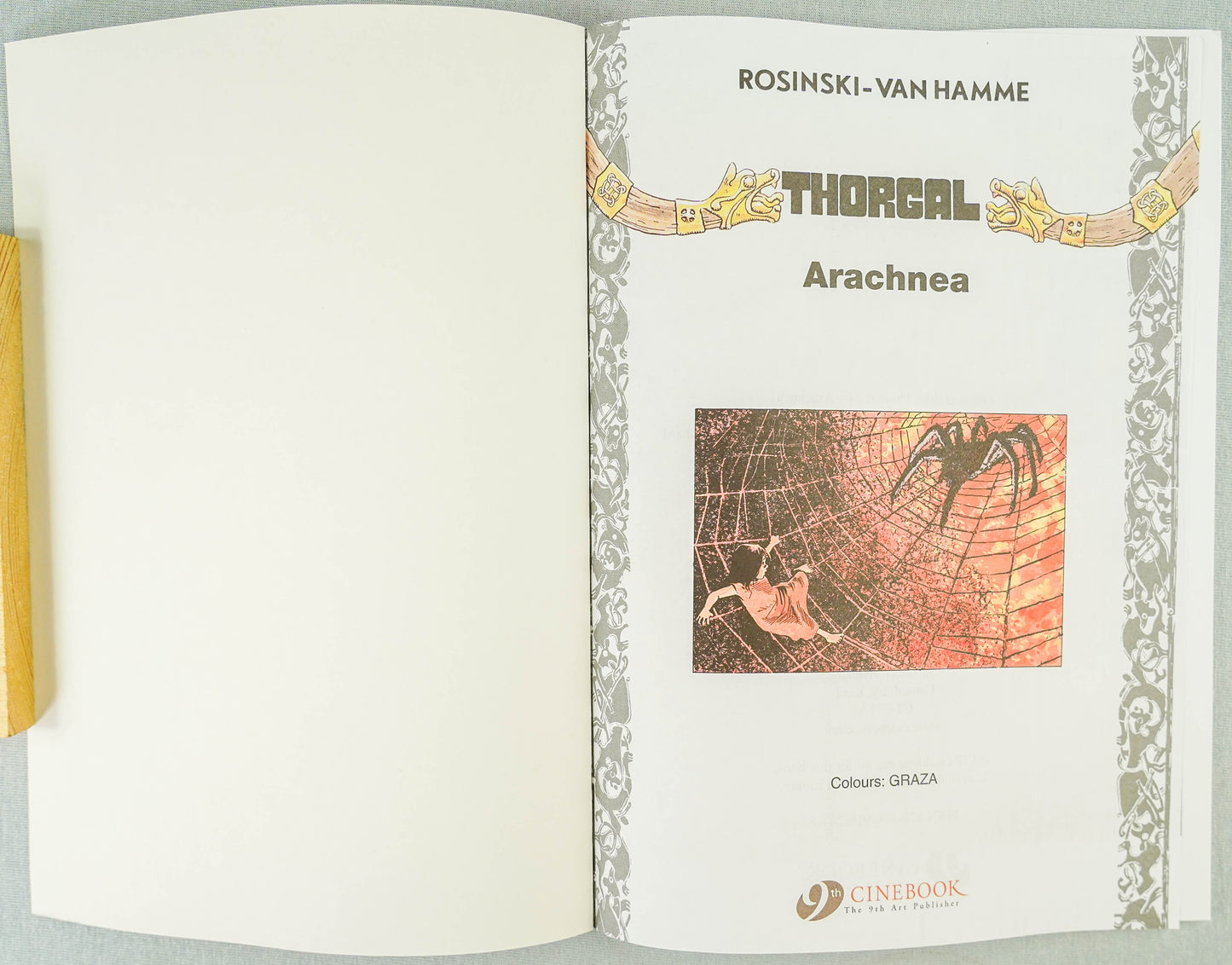 Thorgal Volume 16: Arachnea - Cinebook Paperback UK Comic Book by Rosiński/Van Hamme
