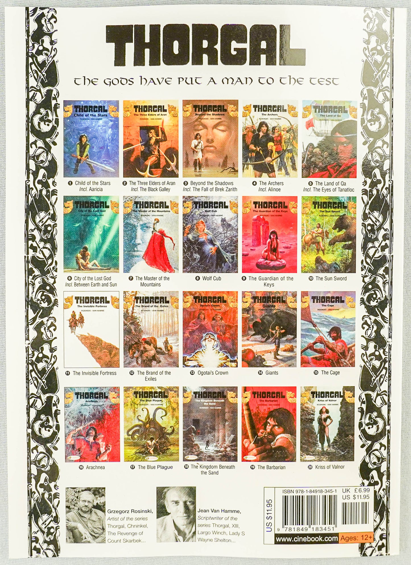 Thorgal Volume 18: Kingdom Beneath the Sand - Cinebook Paperback UK Comic Book by Rosiński/Van Hamme